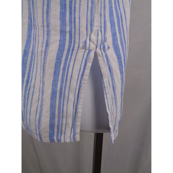 CAbi Linen Blend Pacific Popover Tunic Top Size XL Lagenlook Coastal - Picture 6 of 9